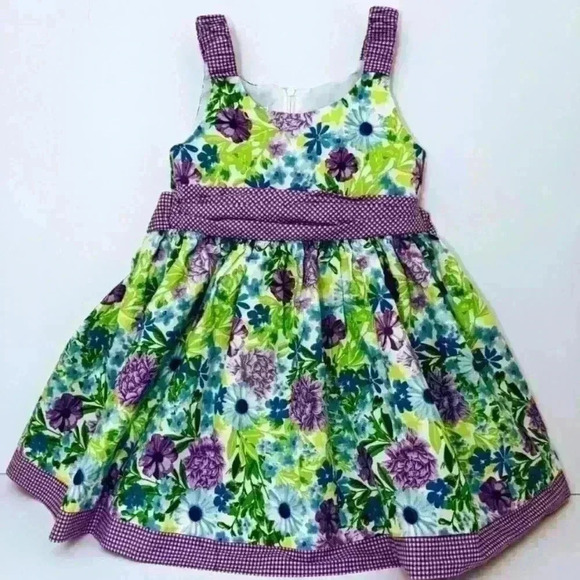 Tank Top Floral Dress - Picture 1 of 6